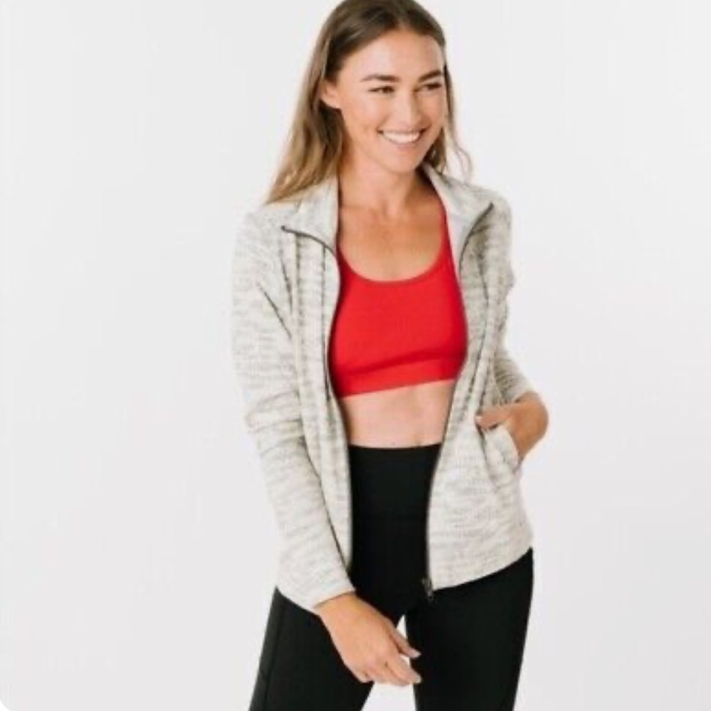🔥Zyia Active Cream Combo Zip Up Jacket🔥 - Picture 2 of 8